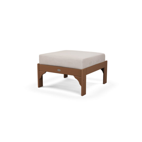 Vineyard Deep Outdoor Ottoman with Cushion - Image 3