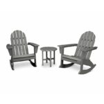 Vineyard Rocking Adirondack Chair with Table