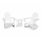 Vineyard Rocking Adirondack Chair with Table - Image 8