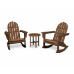 Vineyard Rocking Adirondack Chair with Table - Image 4