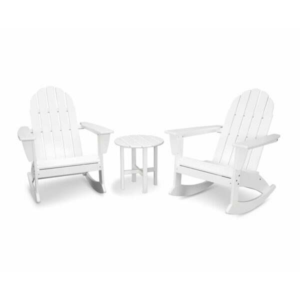 Vineyard Rocking Adirondack Chair with Table - Image 5