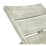 Vinita Outdoor Acacia Chaise Lounge Set - Image 5