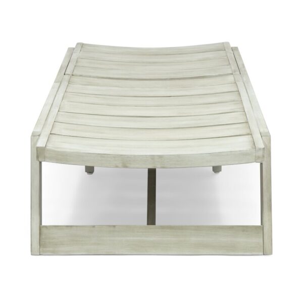 Vinita Outdoor Acacia Chaise Lounge Set - Image 8