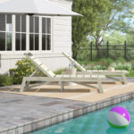 Vinita Outdoor Acacia Chaise Lounge Set