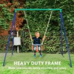 Vivohome Metal Frame Full Steel Swing Stand - Image 5