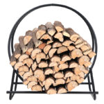 Volner 30'' W Enamel Coated Steel Log Rack - Image 4