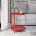 Voy Metal Outdoor Side Table - Image 13