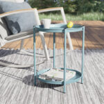 Voy Metal Outdoor Side Table - Image 10