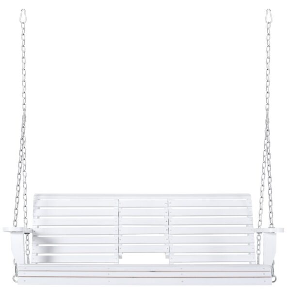 Wachapreague Solid Wood Porch Swing - Image 4