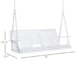 Wachapreague Solid Wood Porch Swing - Image 6