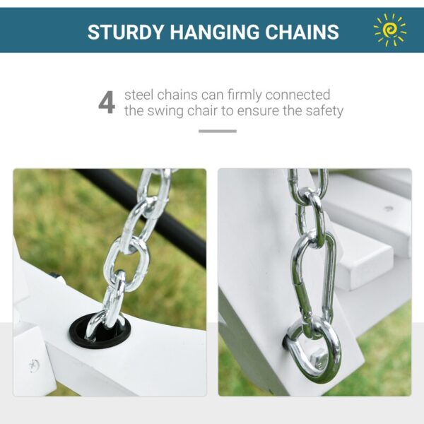 Wachapreague Solid Wood Porch Swing - Image 7