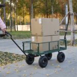 Wagon Cart Garden Cart Trucks Make It Easier To Transport Firewood - Image 7