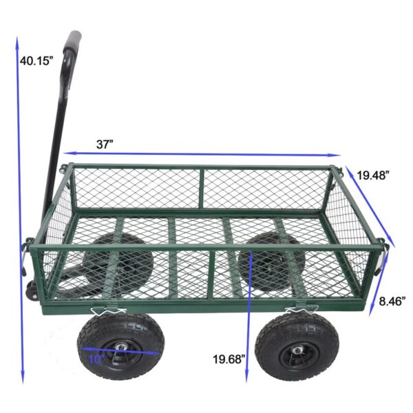 Wagon Cart Garden Cart Trucks Make It Easier To Transport Firewood - Image 5