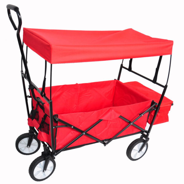 Wagon Cart Storage with Folding - Image 2