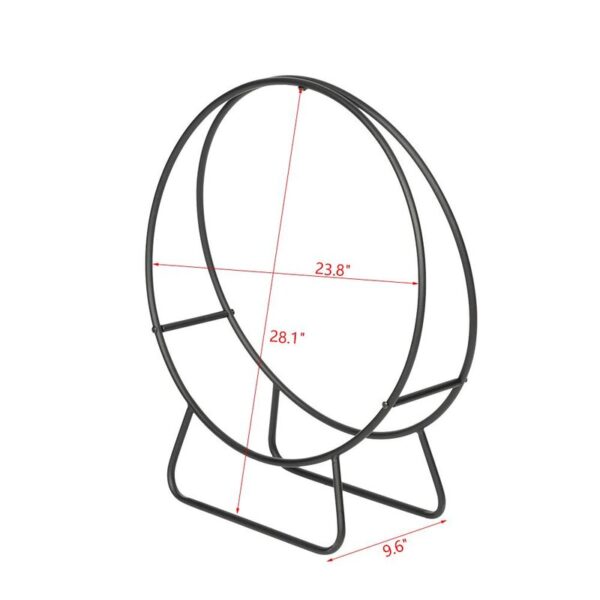 Wallace 23.8'' W Metal Log Rack - Image 6