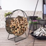 Wallace 23.8'' W Metal Log Rack - Image 2