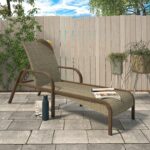 Warm Gray Woodstock Outdoor Chaise Lounge - Image 8