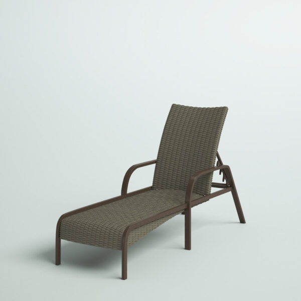 Warm Gray Woodstock Outdoor Chaise Lounge - Image 2