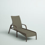 Warm Gray Woodstock Outdoor Chaise Lounge