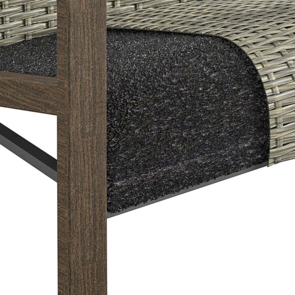 Warm Gray Woodstock Outdoor Chaise Lounge - Image 3