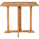 Warren Teak Fliptop Outdoor Dining Table - Image 8