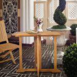 Warren Teak Fliptop Outdoor Dining Table