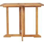 Warren Teak Fliptop Outdoor Dining Table - Image 3