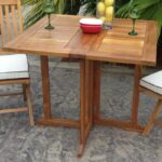 Warren Teak Fliptop Outdoor Dining Table - Image 6