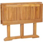 Warren Teak Fliptop Outdoor Dining Table - Image 2