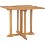 Warren Teak Fliptop Outdoor Dining Table - Image 7