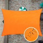 Waterproof 7' x 12' Rectangle Shade Sail - Image 9