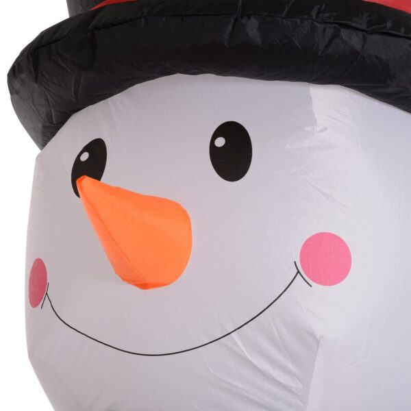 Waving Snowman LED Lighted Outdoor Air Blown Inflatable Christmas - Image 7