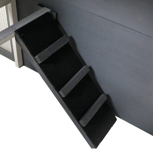 Weather Resistant Rabbit Hutch with Ramp - Image 6