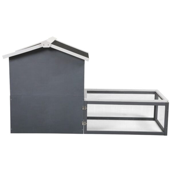 Weather Resistant Rabbit Hutch with Ramp - Image 3