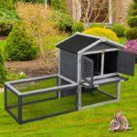 Weather Resistant Rabbit Hutch with Ramp - Image 2