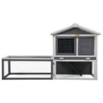 Weather Resistant Rabbit Hutch with Ramp