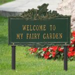 Welcome to My Fairy Garden Sign