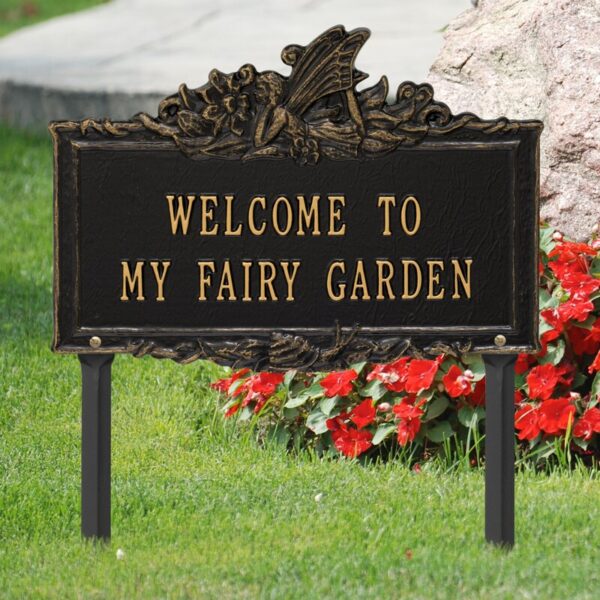 Welcome to My Fairy Garden Sign - Image 7