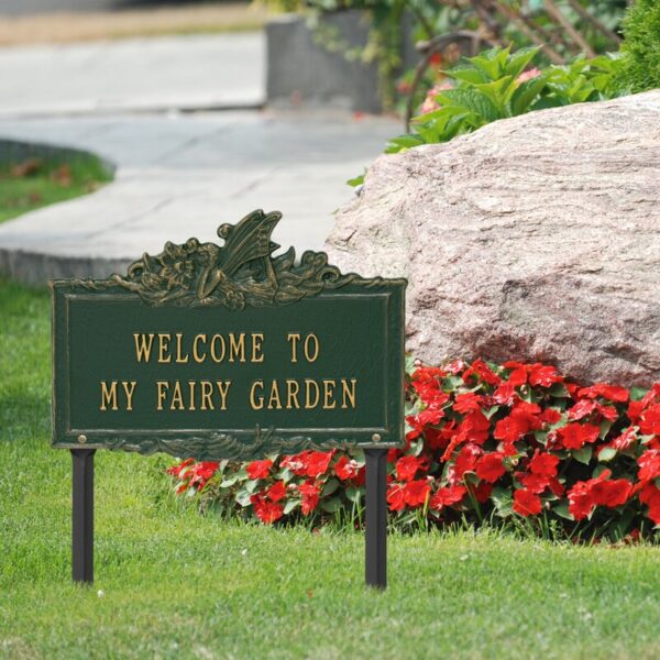 Welcome to My Fairy Garden Sign - Image 3