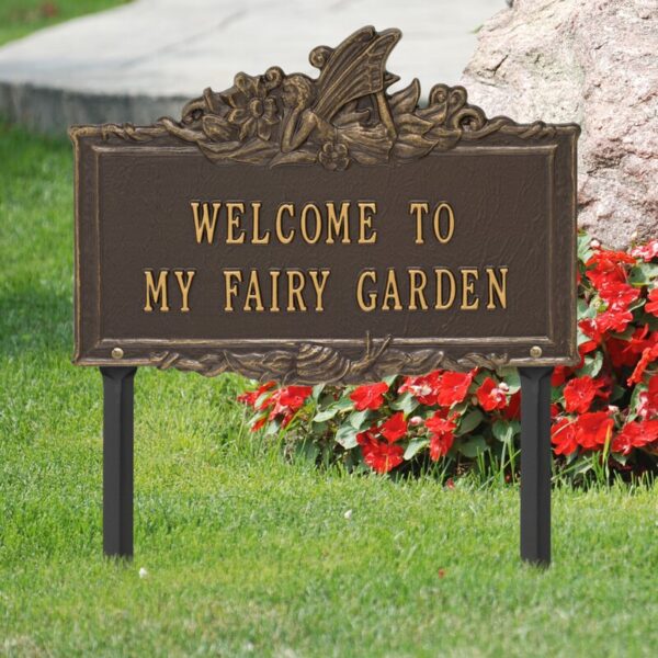 Welcome to My Fairy Garden Sign - Image 9