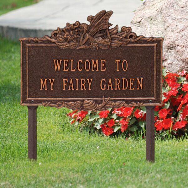 Welcome to My Fairy Garden Sign - Image 6