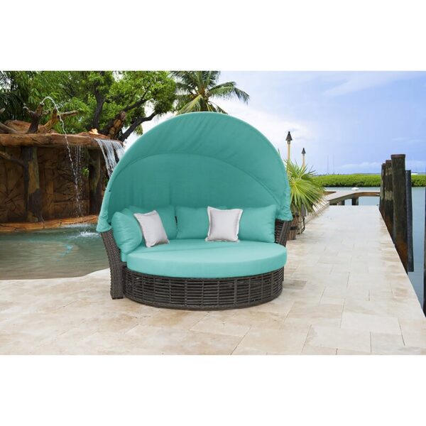 Westerman 73'' Wide Outdoor Wicker Patio Daybed - Image 8