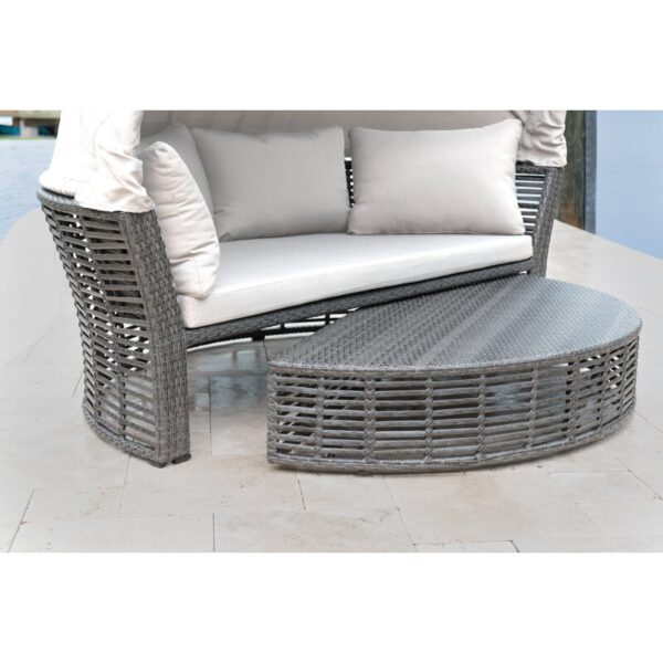 Westerman 73'' Wide Outdoor Wicker Patio Daybed - Image 5