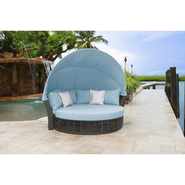 Westerman 73'' Wide Outdoor Wicker Patio Daybed - Image 7