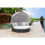 Westerman 73'' Wide Outdoor Wicker Patio Daybed - Image 2