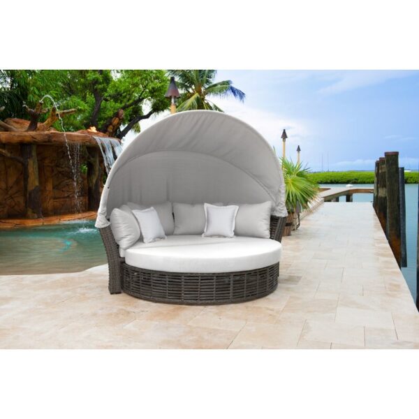 Westerman 73'' Wide Outdoor Wicker Patio Daybed - Image 2