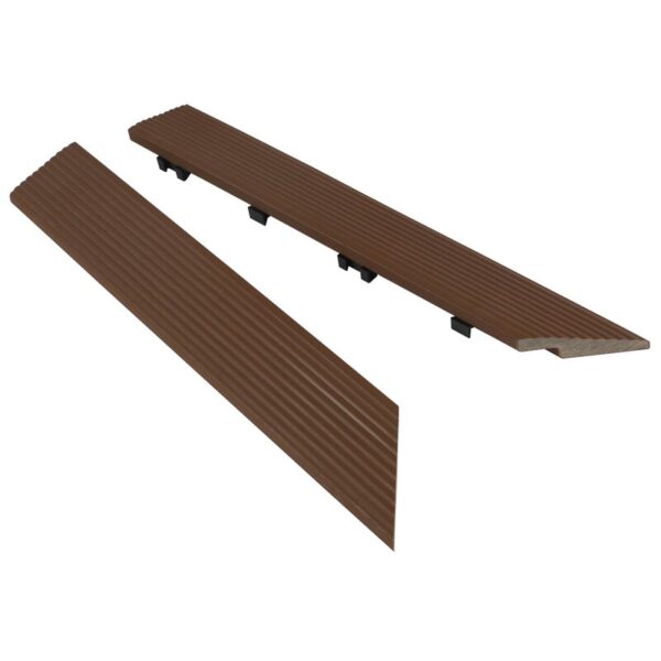 Westminster Gray 13" x 2" Composite Interlocking Outward Corner Deck Trim - Image 3