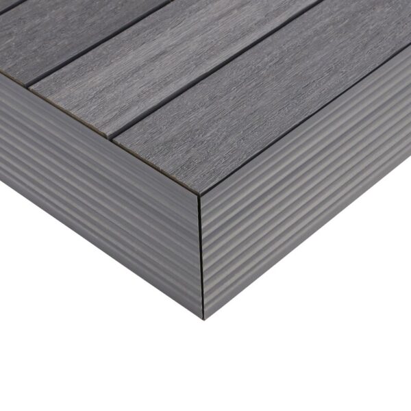 Westminster Gray 13" x 2" Composite Interlocking Outward Corner Deck Trim - Image 2