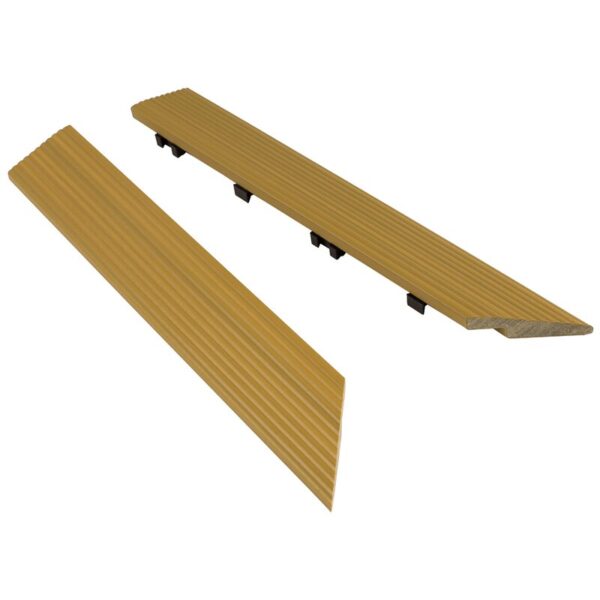 Westminster Gray 13" x 2" Composite Interlocking Outward Corner Deck Trim - Image 6