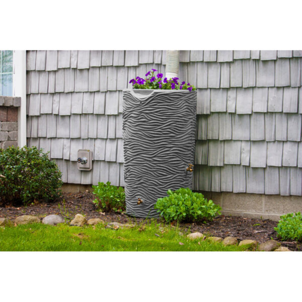 Whaley 65 Gallons Gal. Plastic Drainable Rain Barrel - Image 2